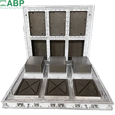 Custom Aluminum EPS Fish Box Mould Styrofoam Seafood Foam Box Mold For EPS Shape Molding Machine For Seafood Packaging